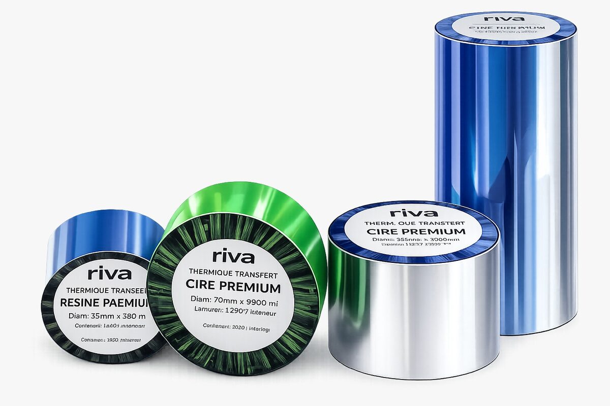 Ruban transfert thermique Résine Premium - RIVA POS